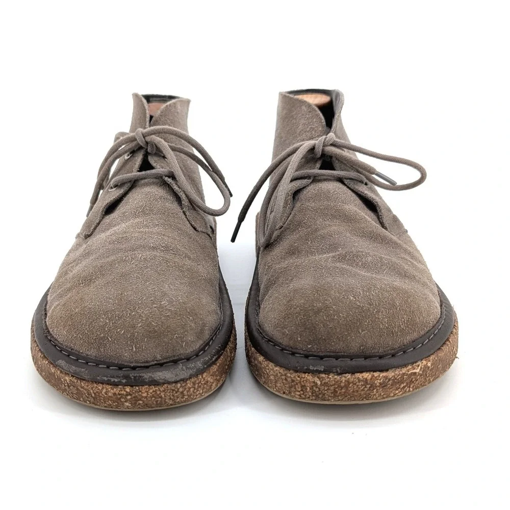 Birkenstock Dundee Suede Chukka Boots Taupe Cork Midsole Desert Men Size‎ 43